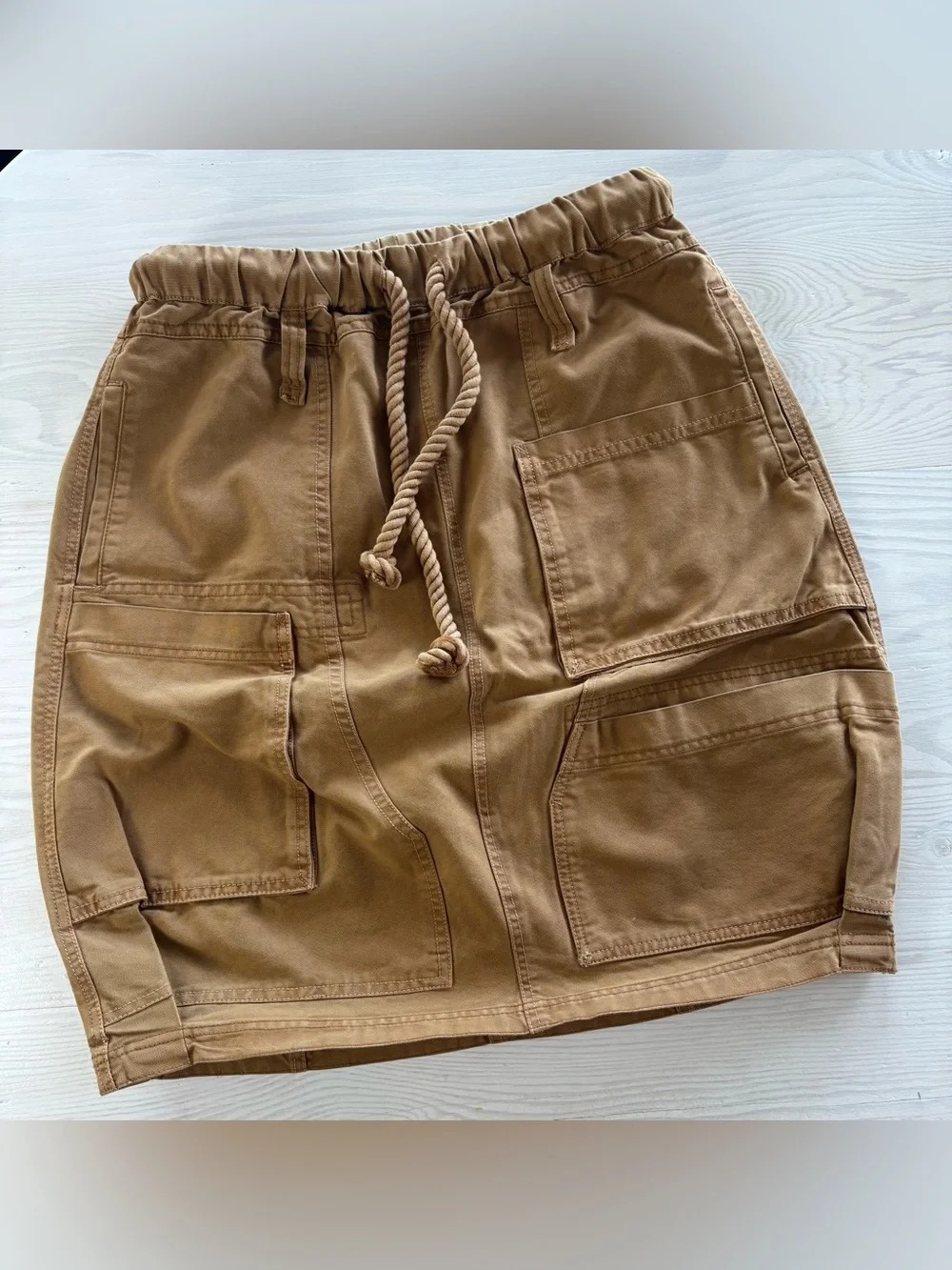 Free People Carmen Midi Cargo Skirt Size Medium NWT